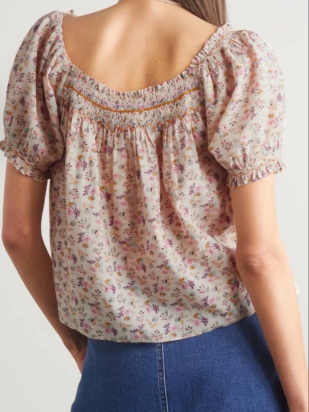 Doen Portia Floral Blouse size xs - Picture 3 of 5